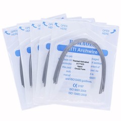 20×Dental Orthodontic Niti Thermal Activated Rectangular Arch Wires 17×25 Upper