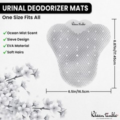 3 – 50 Scented Bathroom Urinal Screens Deodorizing Anti-Splash Fresheners Mats