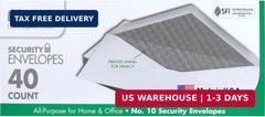 Mead #10 Envelopes, Letter Size, 4-1/8″ x 9-1/2″, Security Printed Lining for Pr