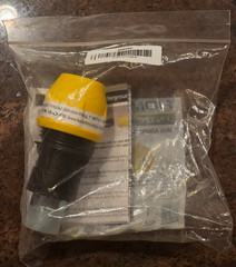HOME-FLEX 1″ Polypropylene Underground Yellow Poly Gas Pipe Conversion Fitting