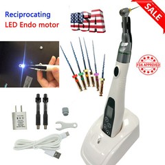 Dental 16:1 Endo Motor LED Contra Angle Root Canal / Endodontic Rotary Files dt