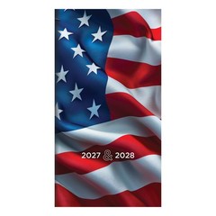 2027-2028 Flag Small Monthly Pocket Planner
