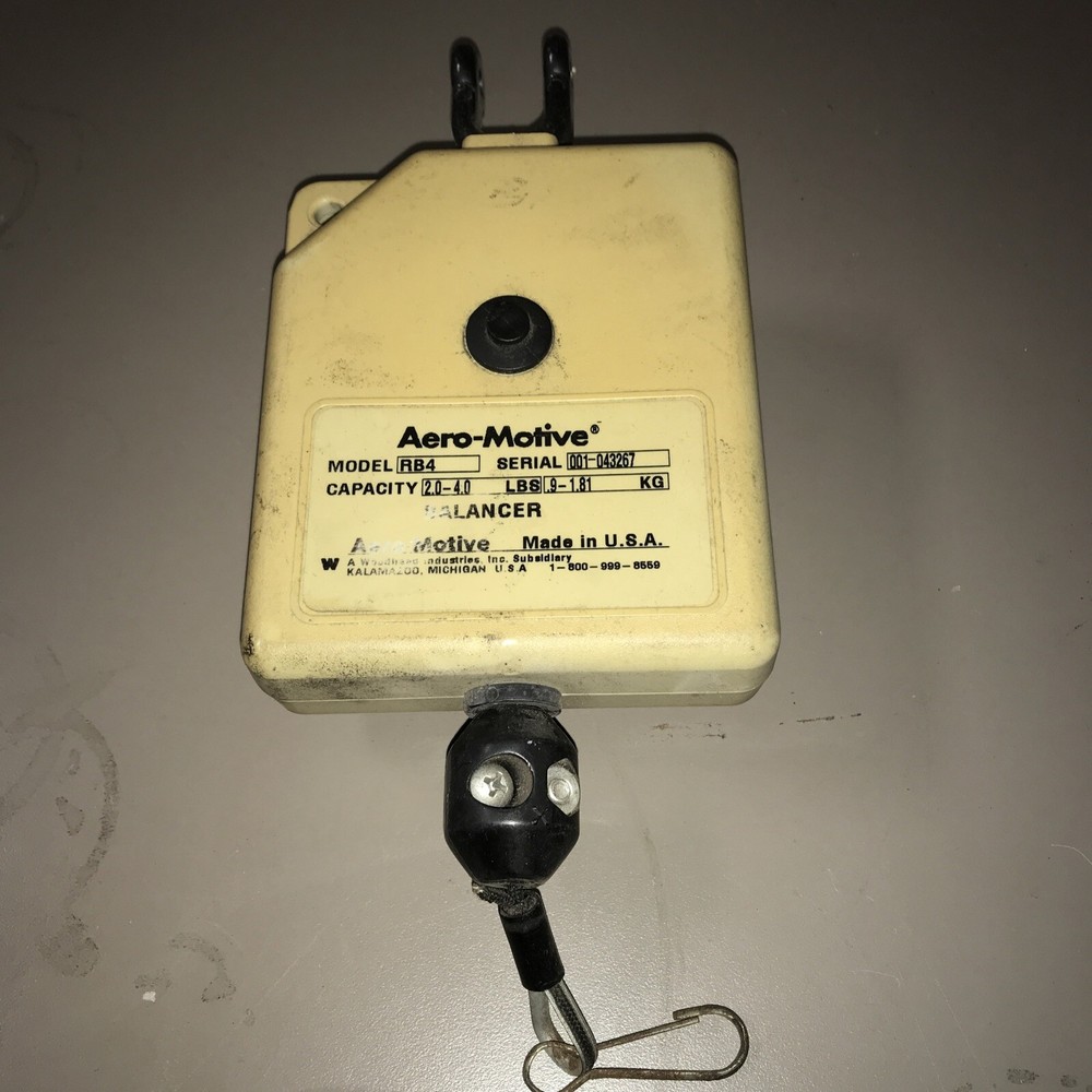 AERO-MOTIVE TOOL BALANCER. MODEL RB4. CAPACITY 2.0 – 4.0 Lbs. #107L21