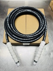 Hydraulic Hose 20 Feet 10,000 PSI Equiv To ENERPAC H9220 3/8” NPT Ends Rubber