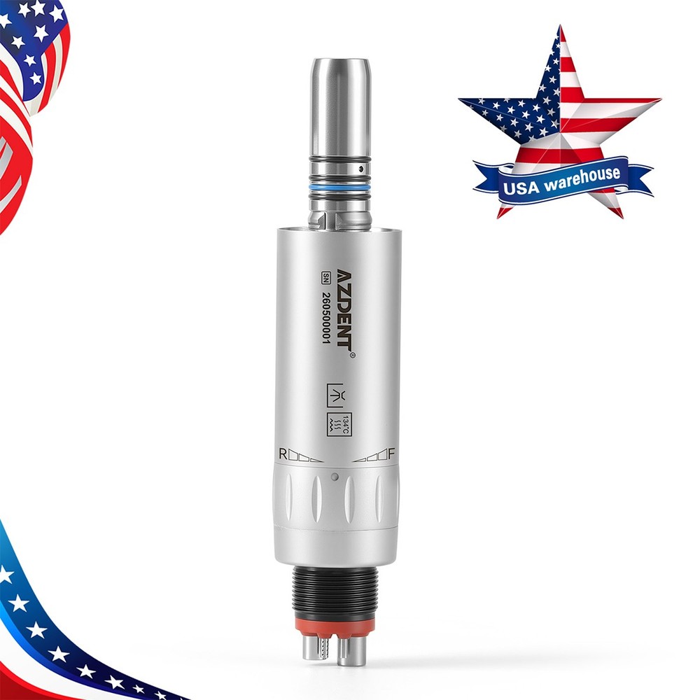 Air Motor E-generator LED 4Holes Low Dental E-type Handpiece Inner Water Spray
