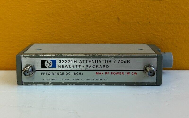 HP 33321H DC to 18 GHz, 0-70 dB, 1 W, SMA, Programmable Step Attenuator. Tested!