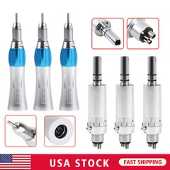 Yabang Dental Slow Low Speed Handpiece Straight Nosecone Air Motor 4Holes
