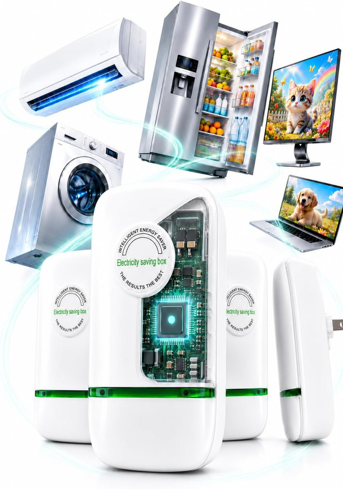 Electricity Saving Box for Home & Office, Compact Plug and Play Electrical Devic