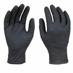 Black Nitrile Exam Powder-Free Disposable Gloves, Large 6 MIL, 1000 Pieces