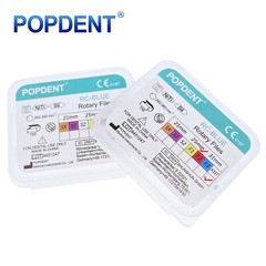 POPDENT Dental Endo Rotary Files X-Pro Gold Taper NITI Endodontic Root Files
