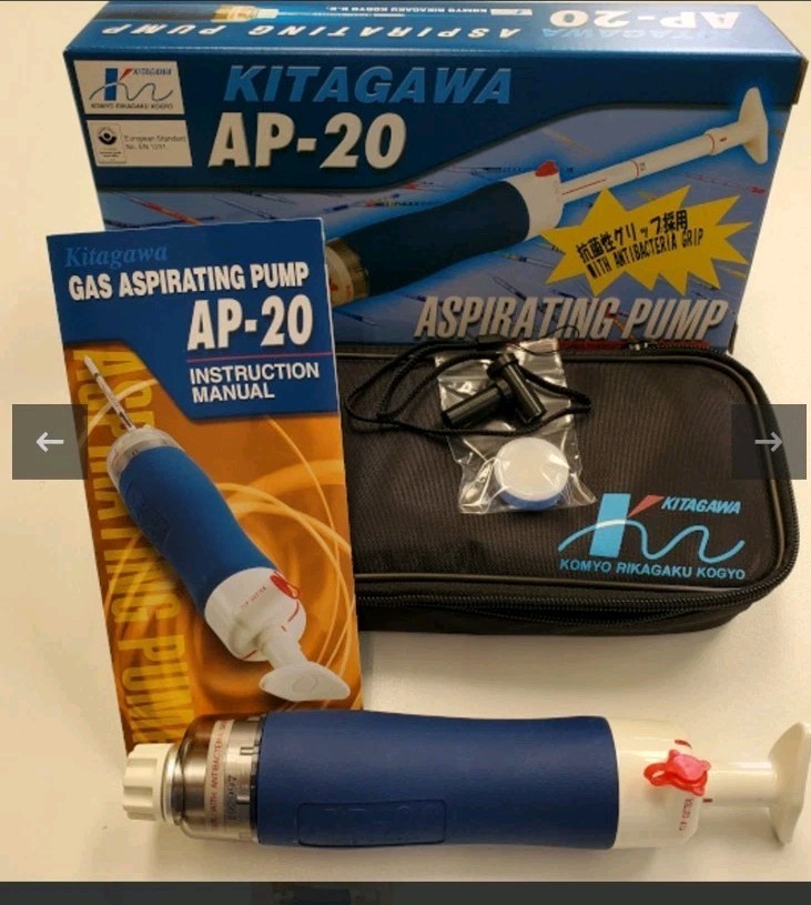 Kitagawa Gas Aspirating Sampling Pump Kit AP-20 NIB Brand New Never Used