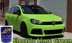 Plasti Dip Spray 2 Gallon Electric Lime Green DYC G-Force DipSpayer