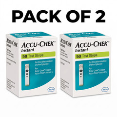 Accu-Chek Instant Test Strips 50×2 (100 Total) EXP 06/23/2027 Glucose Meter