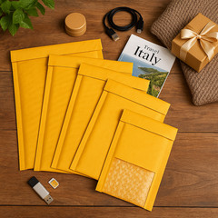 25-500Pc Kraft Bubble Mailer Padded Shipping Envelope Bags Self Sealing All Size