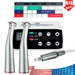 Dental Brushless LED Electric Micro Motor 1:1/1:5 Increasing Handpiece