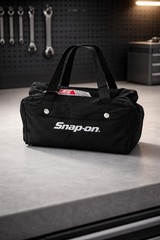 Snap On tools MINI bag tote carry tools 5 Inner & 4 Outer Pockets 11 Inches NEW!