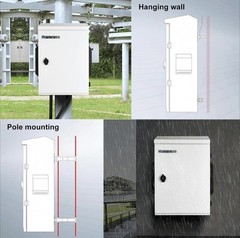 Outdoor Electrical Box, Cold-Rolled Steel Plate, Aluminum Beam, 19.6x 15.7x 7.9