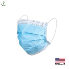 50 PCS Face Mask Non Medical Surgical Disposable 3-PLY Earloop Mouth Cover