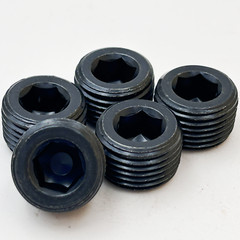 3/8″ NPT PIPE PLUGS MALE STEEL INTERNAL HEX HEAD SOCKET PIPE PLUGS END CAP 20PCS