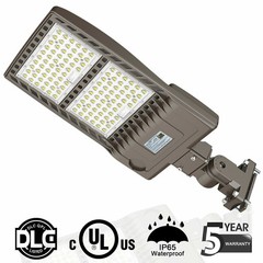 320 Watt LED Parking Lot Light Commercial Outdoor IP65 Shoebox Street Pole Lamp