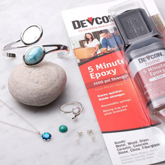 Devcon S205 5-Minute Epoxy Glue, 1 Oz.