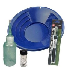 Sluice Monkey 14″ Blue Gold Pan Panning Kit