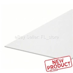 1/8″ Thick Plastic Polypropylene Sheet 12″ x 48″ White Opaque Stock 4 Feet Long