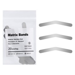 20pc/kit Dental universal Matrix Bands Tofflemire Stainless Steel band #1#2#3#13