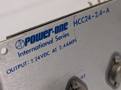 Power-One HCC24-2.4-A linear power supply +/-24VDC 2.4A, 100-240VAC as shown