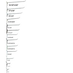 Assorted Size (Length/Diameter) Slat wall Chrome Hooks Your Choice