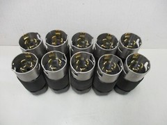 Hubbell CS-8365L 50A 3P 4W 250V 3Ø Twist Lock Plug (Qty 10)