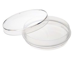 CELLTREAT 100mm x 20mm TCT Dish w/Grip Ring 300/Case, Sterile, #229620
