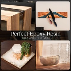 Resin Kit 2 Gallon – Crystal Clear, Self Leveling, Food Safe for Table Top, A…