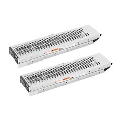 1000 lbs Aluminum Ramps 2Pcs Heavy-duty Loading Ramps with Handles
