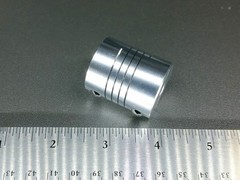 1/2″ X 1/2″ 12.7MM Large Heavy Duty Flexible Motor Shaft Clamp Coupler Coupling