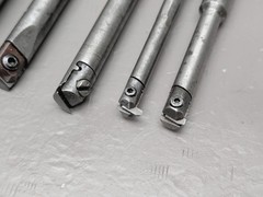 MISC. LOT EVEREDE BORING BARS 7/16″x 6″, 3/8″x 6″, 1/4″x 3-1/4″, 5/16×5-1/2, 9pc