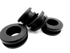 3/4″ Hole Fit Rubber Grommet Bushing For 1/8″ to 5/32″ Thick Panel, Has 1/2″ ID