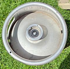 1/6 BARREL STAINLESS STEEL BEER KEG -5.16 GALLON MOONSHINE STILL-SANKEY