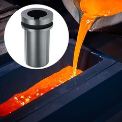 Graphite Crucible 0.5kg High Purity Graphite Melting Ingot 1.38″ ID