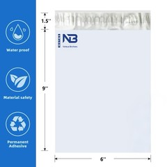 Poly Mailers Shipping Bags – 6×9 7.5×10.5 9×12 10×13 12×15.5 14.5×19 19×24