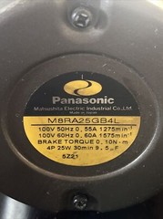 PANASONIC M8RA25GB4L SERVO MOTOR
