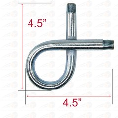 STEEL SIPHON (PIGTAIL) 90º PATTERN, 1/4″ NPT, 300 WSP, FOR STEAM SERVICE GAUGE