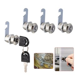 Lot Modern Cabinet RV Cam Locks Keyed Alike Secure Drawer File 3/4″ 1″ 1-1/8″