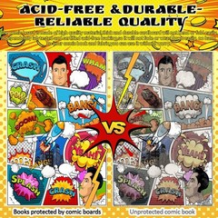 100ct Comic Book Boards, 27PT Extra Thick Acid-Free Backing Board Current Siz…