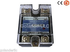 25A 3-32VDC to 24-480V AC Solid State Relay SSR + Clear Cover