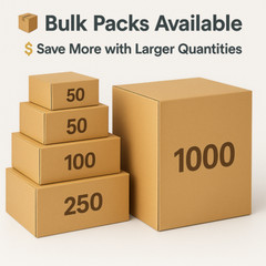 All Sizes Kraft Bubble Mailers – Padded Envelopes #000 to #7 (10–1000 Pack)