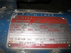 GE KinaMatic 5 Hp Direct Current DC Motor Used