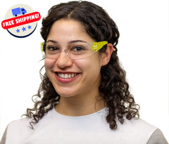 Safety Glasses – Scratch Resistant Wraparound Eyeware, Polycarbonate, 12 Colors