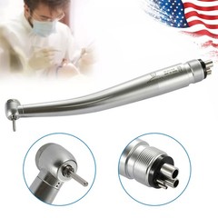 Dental Mini Small Head High Speed Handpiece Pedo Pediatric Push Button 4 Holes