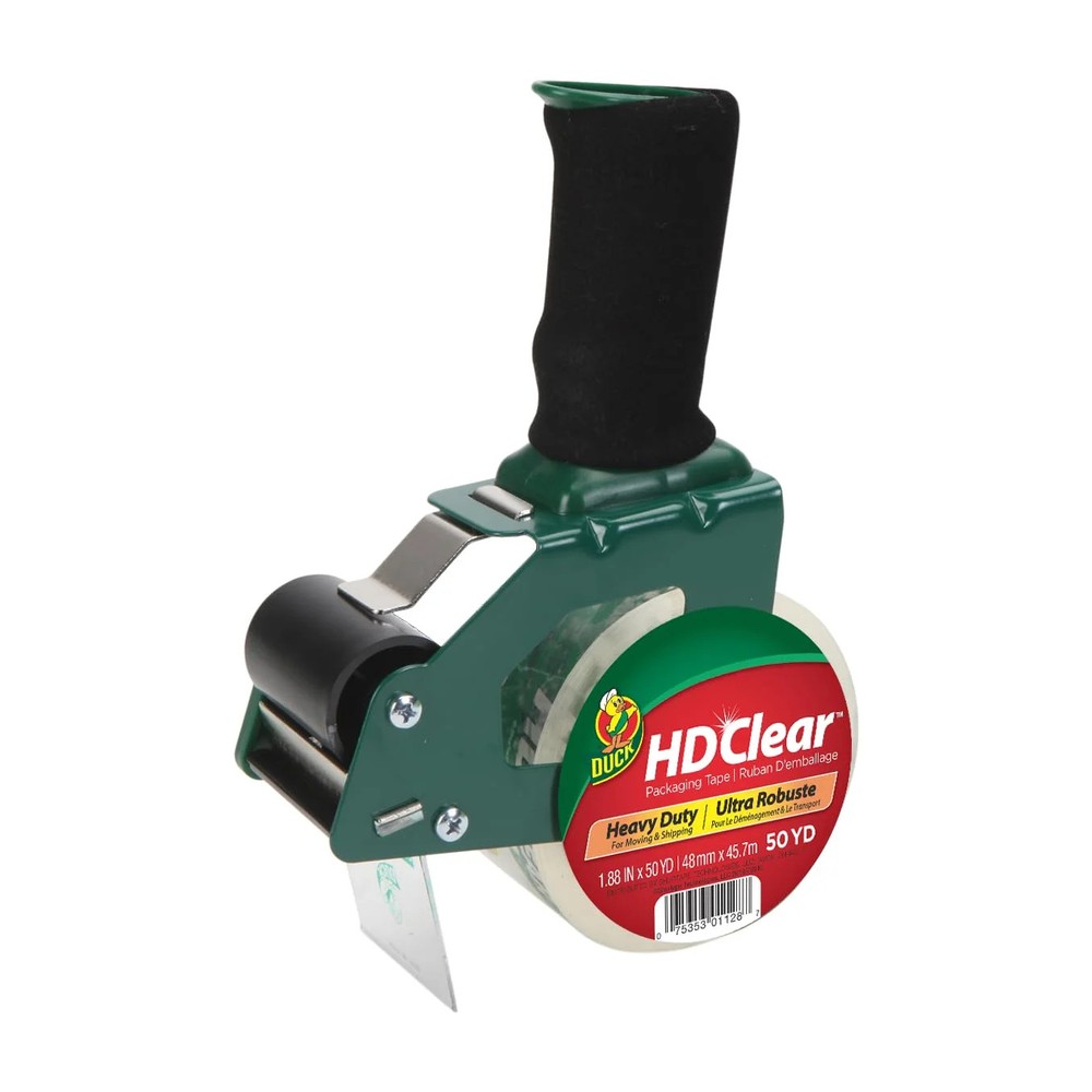 HD Clear Packing Tape Dispenser Heavy Duty Packaging Tape Gun for Packing Boxes